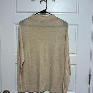 NWOT Becool top M\L  light caramel color and light weight sweater